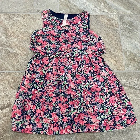 strapless open back dress Red & Pink Leopard Print T-Shirt Dress – Magick + Me main image 1